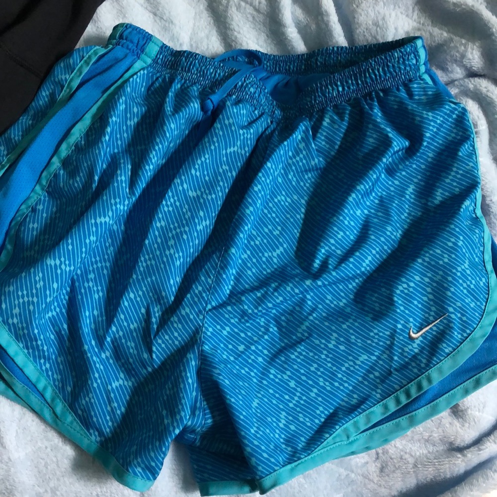 Blue women’s Nike shorts